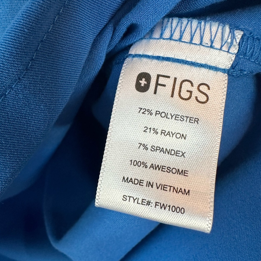 Figs Women’s Catarina One-Pocket Scrub Top Royal Blue (Size XXL) - Picture 5 of 7